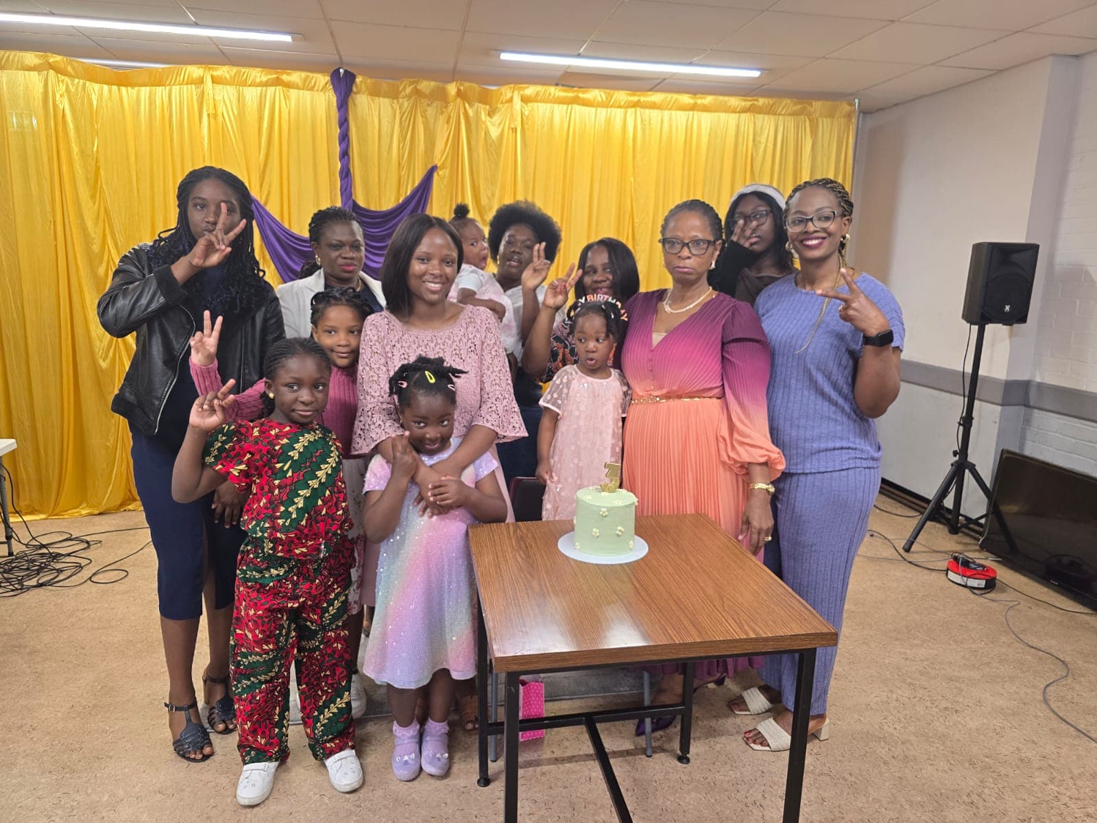 Members of Turning Point Parish celebrating together